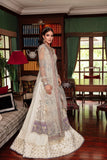 Alif by AJR Couture Embroidered Net Unstitched 3Pc Suit - JEWEL