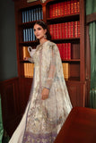 Alif by AJR Couture Embroidered Net Unstitched 3Pc Suit - JEWEL