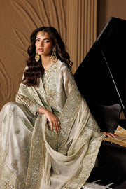 Emaan Adeel Celeste Embroidered Mesoury Unstitched 3Pc Suit - JEWEL