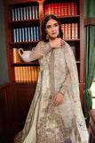 Alif by AJR Couture Embroidered Net Unstitched 3Pc Suit - JEWEL