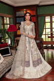 Alif by AJR Couture Embroidered Net Unstitched 3Pc Suit - JEWEL