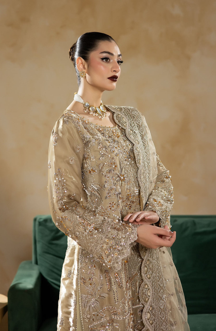 Imrozia Serene Aurelia Ready to Wear Luxury Formal 3Pc Suit JF-39 B Elara