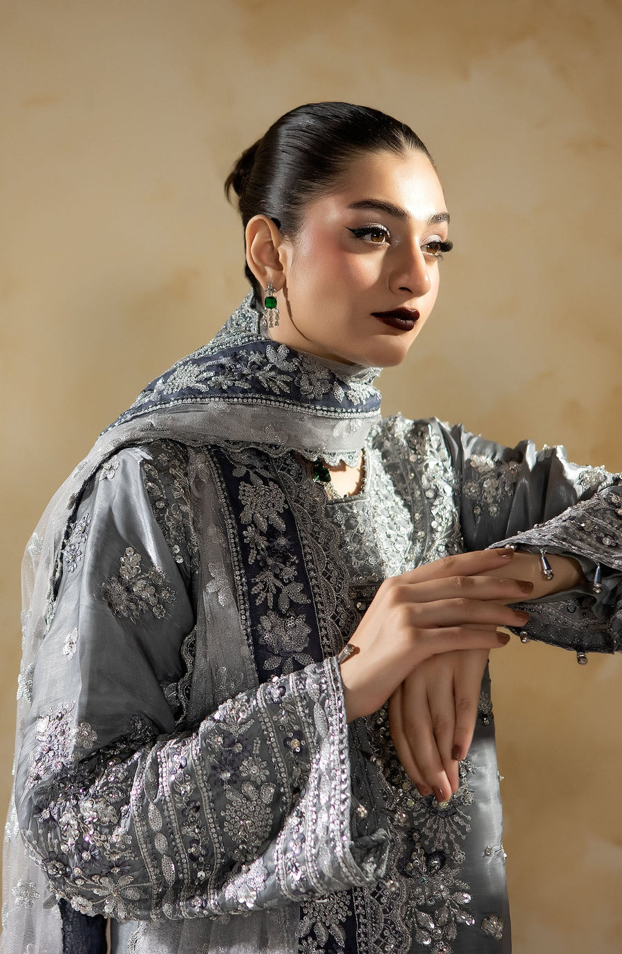 Imrozia Serene Aurelia Ready to Wear Luxury Formal 3Pc Suit JF-40 B Selene