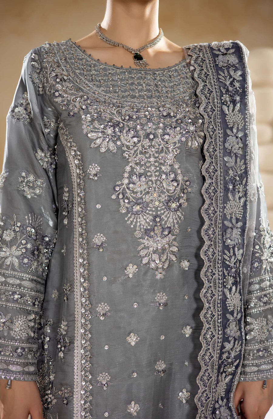 Imrozia Serene Aurelia Ready to Wear Luxury Formal 3Pc Suit JF-40 B Selene