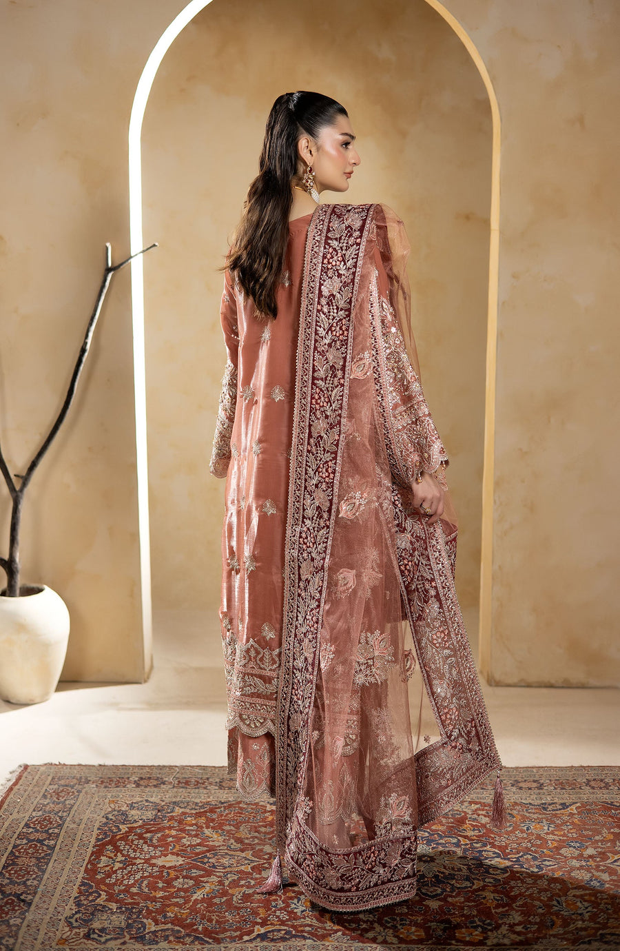 Imrozia Serene Aurelia Ready to Wear Luxury Formal 3Pc Suit JF-42 A Lyra