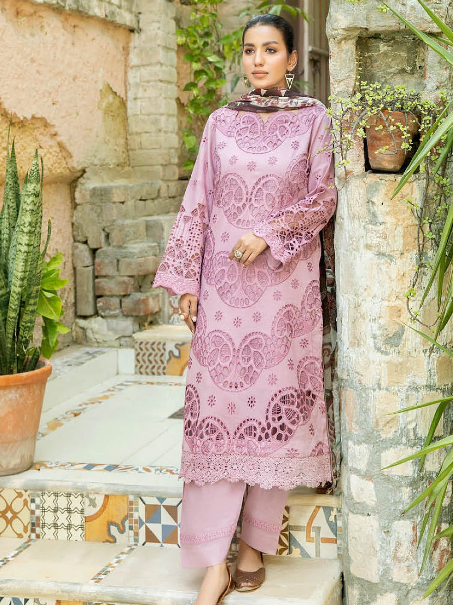 Camila by Johra Chikankari Lawn Unstitched 3 Piece Suit JH-644
