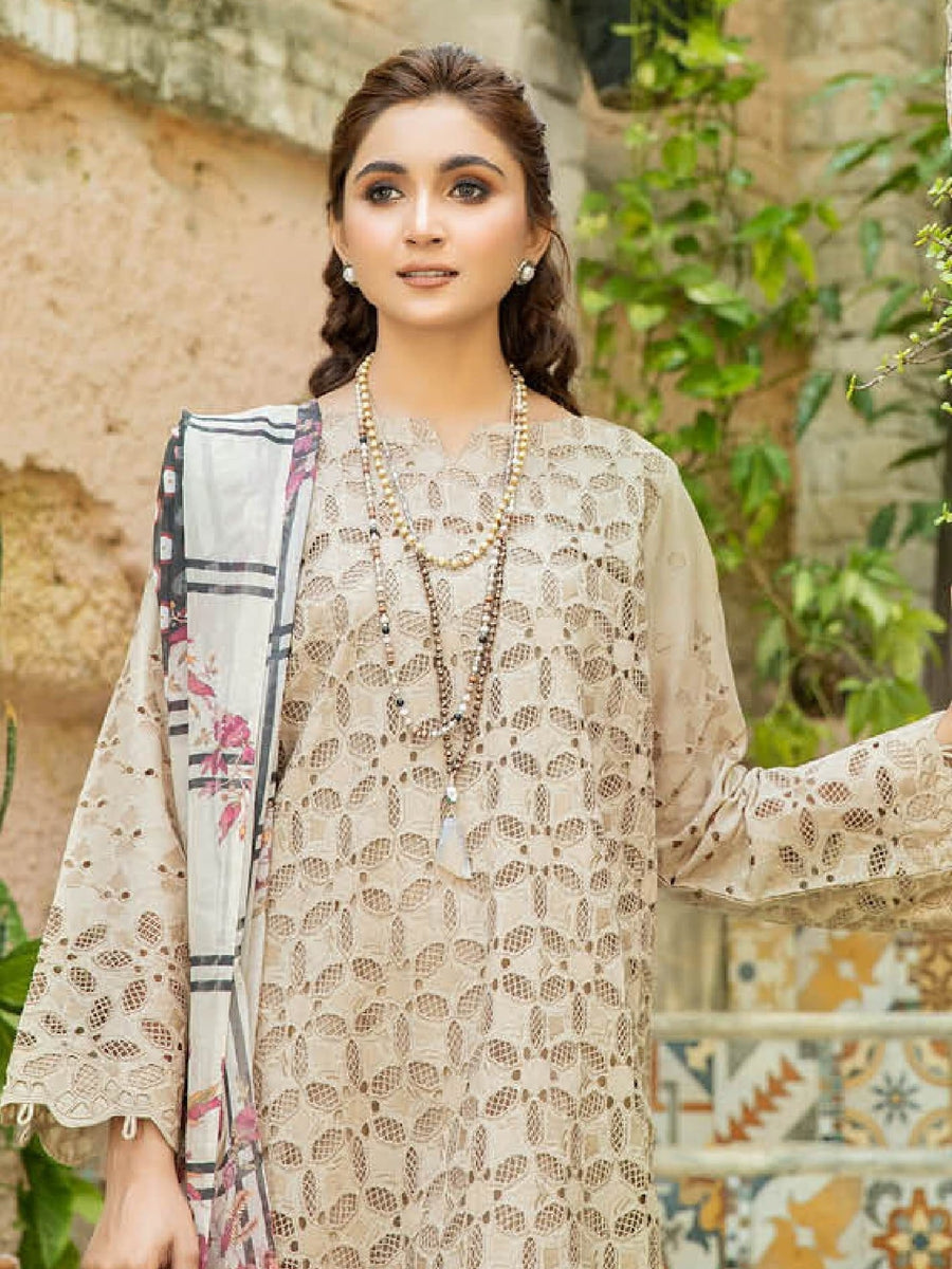 Camila by Johra Chikankari Lawn Unstitched 3 Piece Suit JH-646