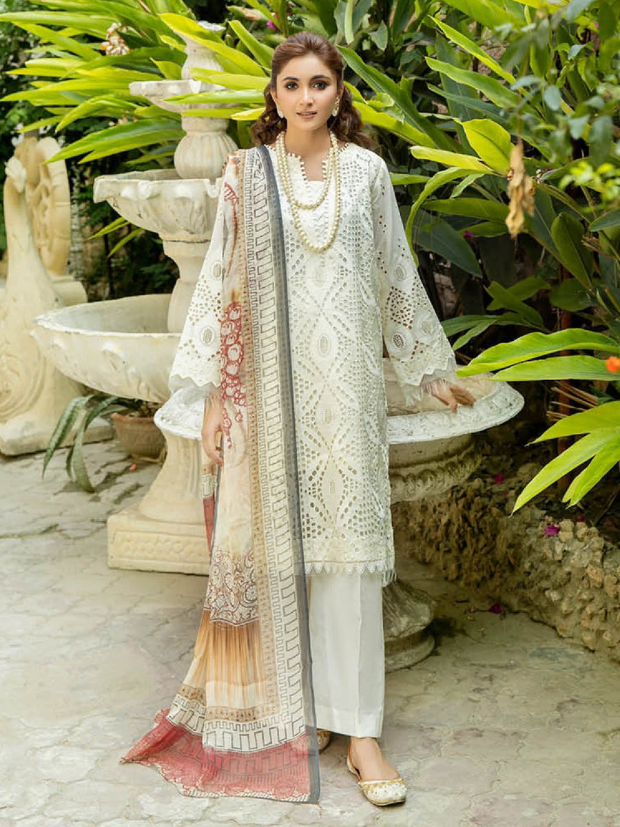 Camila by Johra Chikankari Lawn Unstitched 3 Piece Suit JH-648