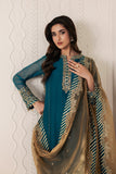 Zarif Bayaan Embroidered Luxury Chiffon Unstitched 3Pc Suit - JHEEL