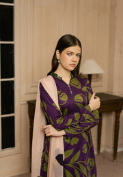 Feathers Dewdrop Unstitched Digital Printed Lawn 3Pc Suit JISR-FT447
