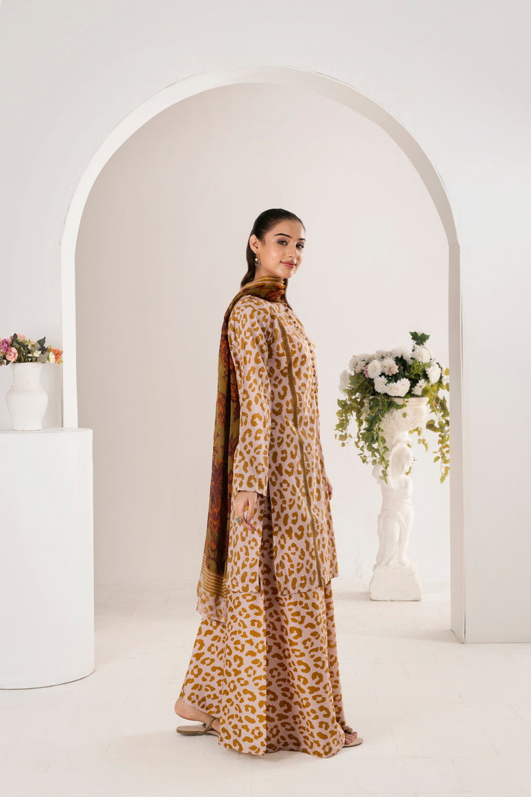 Feathers Premium Printed Lawn Unstitched 3Pc Suit JOVELL-FT700
