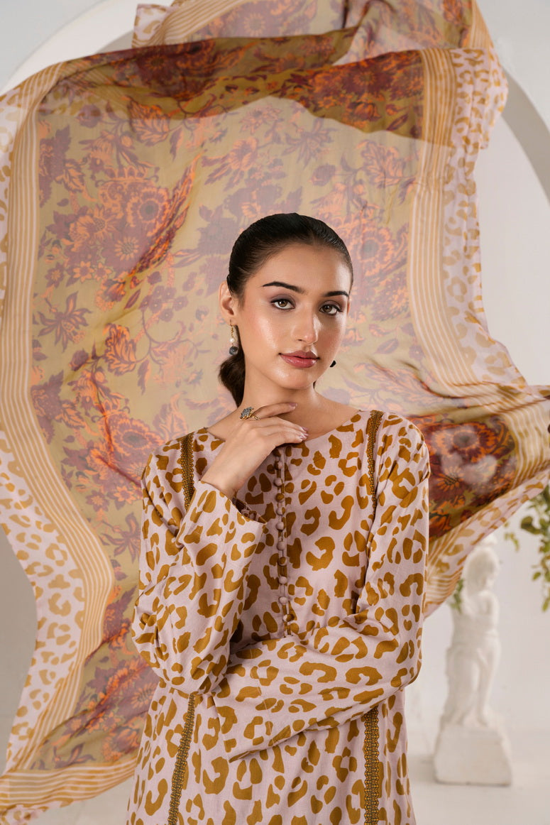Feathers Premium Printed Lawn Unstitched 3Pc Suit JOVELL-FT700