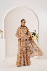 Feathers Premium Printed Lawn Unstitched 3Pc Suit JOVELL-FT700