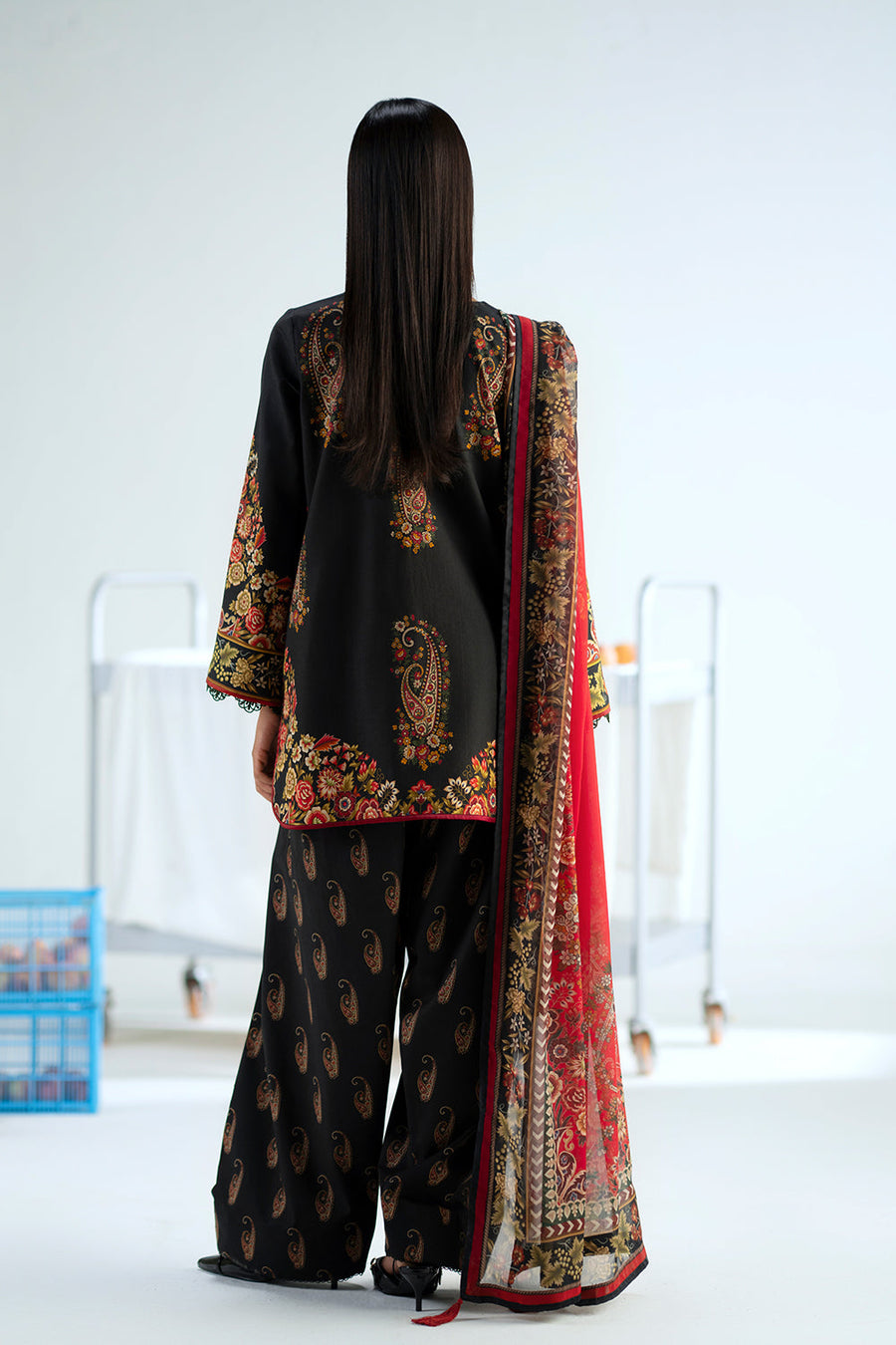Joolie by Saira Rizwan Printed Cambric Unstitched 3Pc Suit JPU25-01