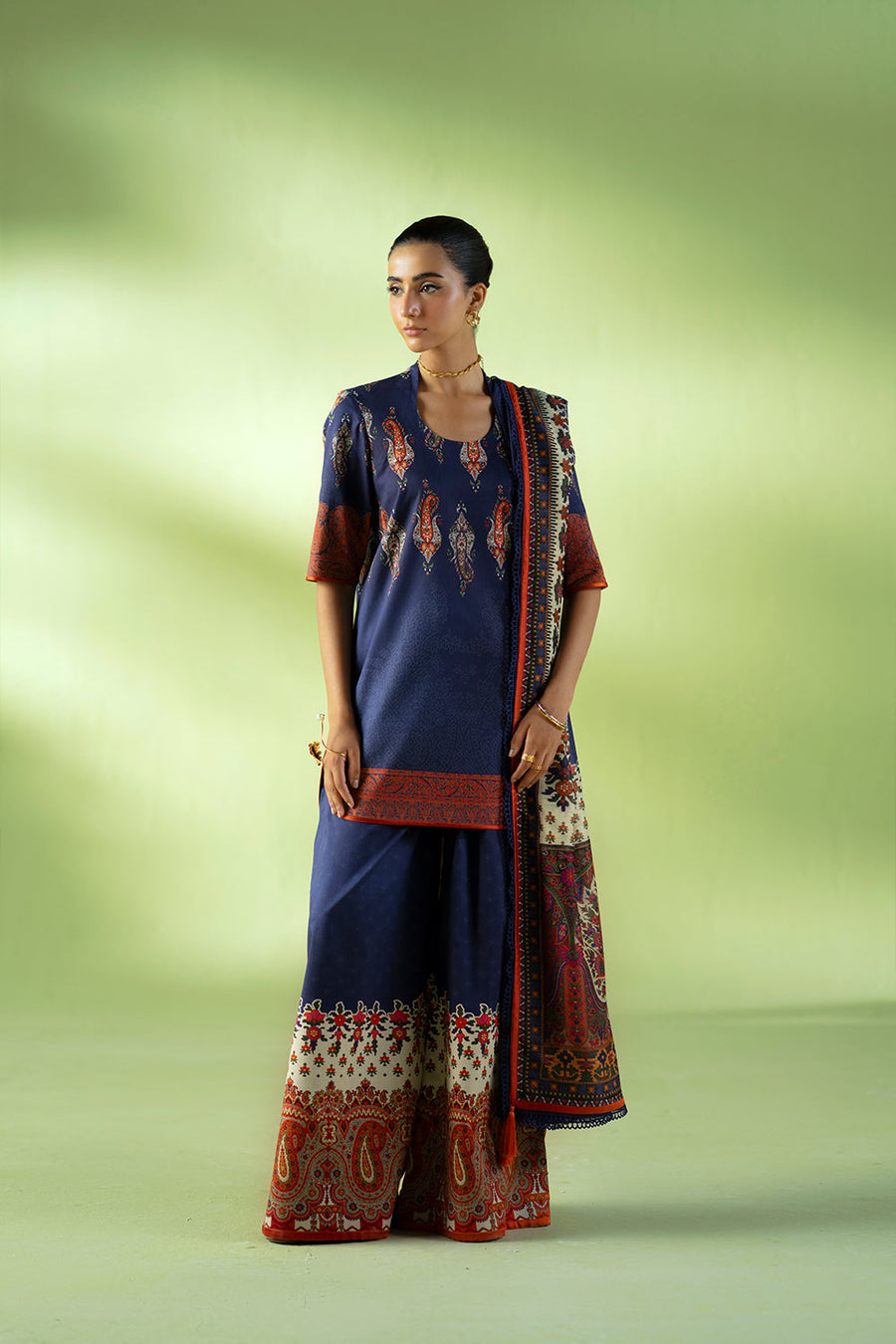 Joolie by Saira Rizwan Printed Cambric Unstitched 3Pc Suit JPU25-02