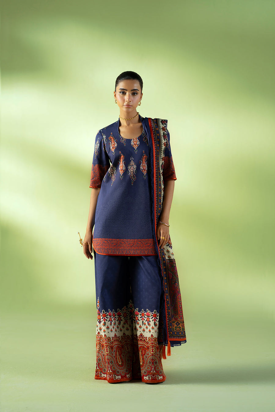 Joolie by Saira Rizwan Printed Cambric Unstitched 3Pc Suit JPU25-02