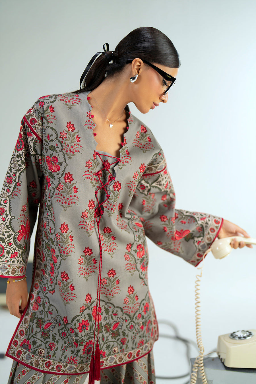 Joolie by Saira Rizwan Printed Cambric Unstitched 3Pc Suit JPU25-03