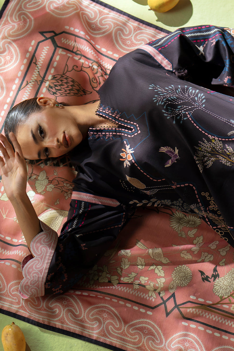 Joolie by Saira Rizwan Printed Cambric Unstitched 3Pc Suit JPU25-04