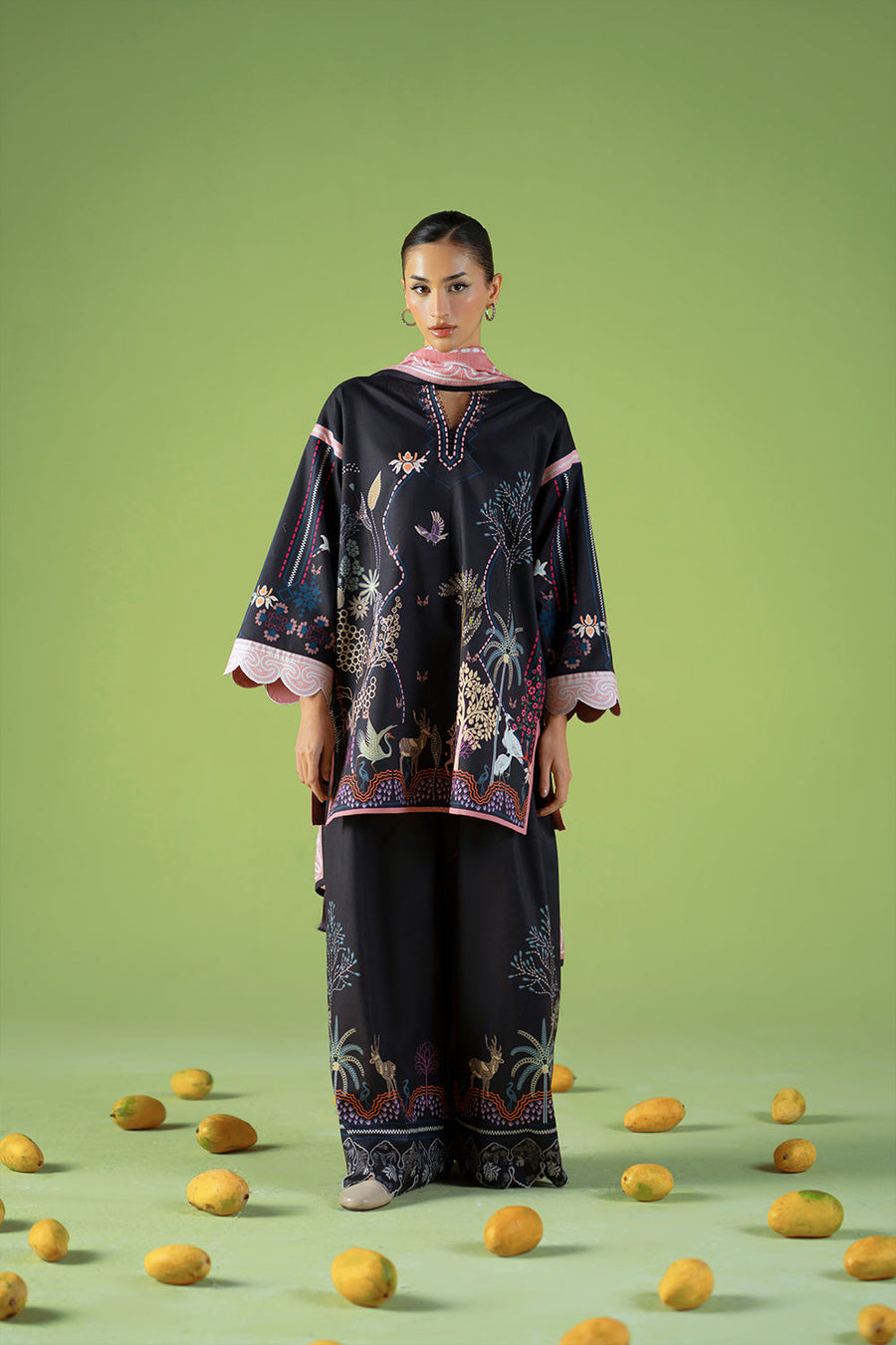 Joolie by Saira Rizwan Printed Cambric Unstitched 3Pc Suit JPU25-04