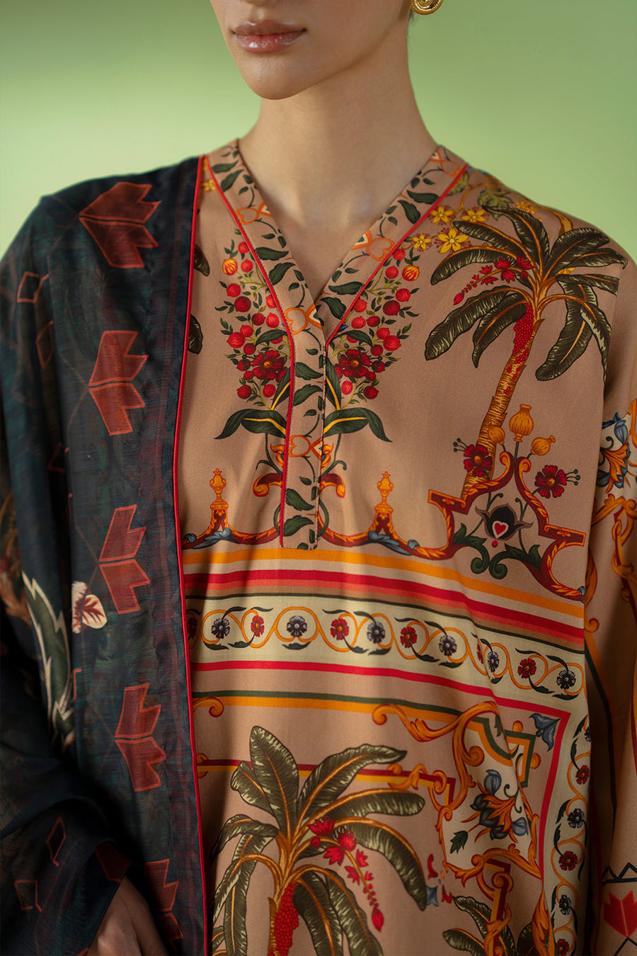 Joolie by Saira Rizwan Printed Cambric Unstitched 3Pc Suit JPU25-05