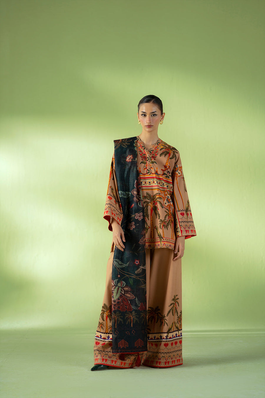 Joolie by Saira Rizwan Printed Cambric Unstitched 3Pc Suit JPU25-05