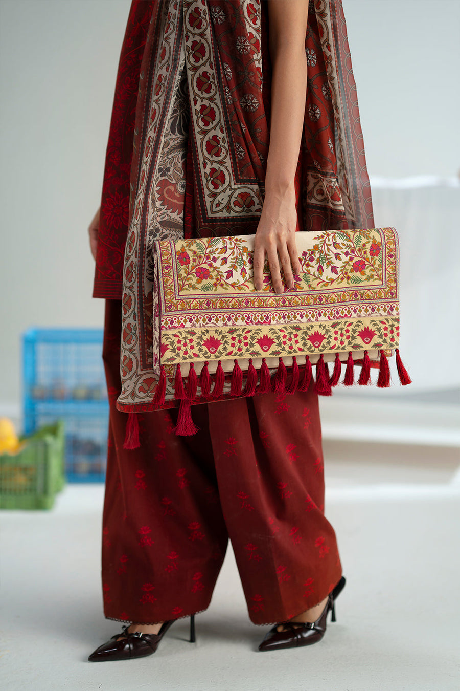 Joolie by Saira Rizwan Printed Cambric Unstitched 3Pc Suit JPU25-07