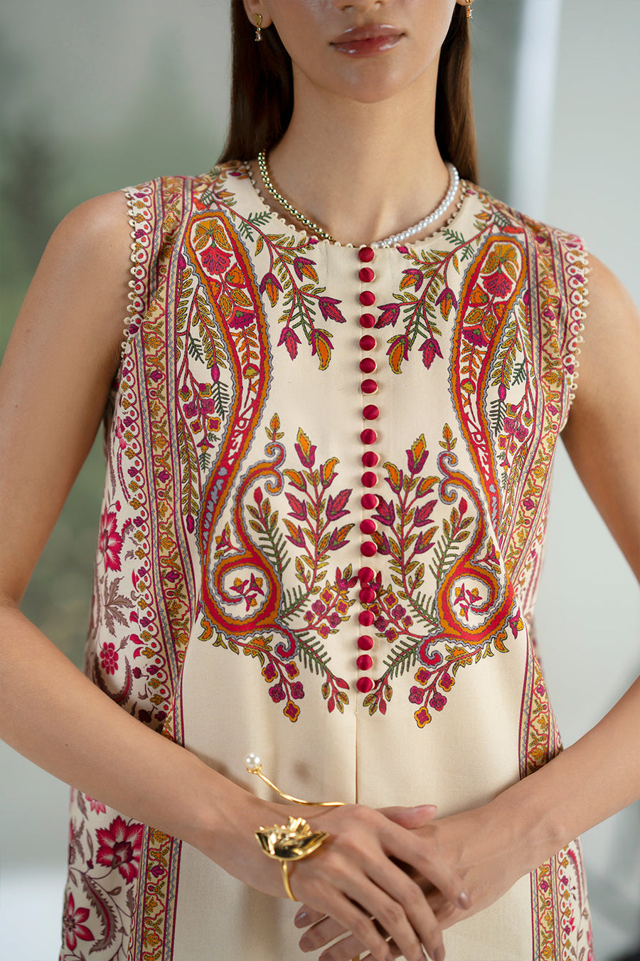 Joolie by Saira Rizwan Printed Cambric Unstitched 3Pc Suit JPU25-08