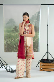Joolie by Saira Rizwan Printed Cambric Unstitched 3Pc Suit JPU25-08
