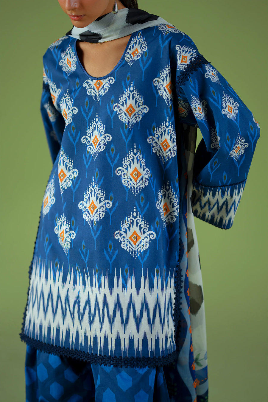 Joolie by Saira Rizwan Printed Cambric Unstitched 3Pc Suit JPU25-09