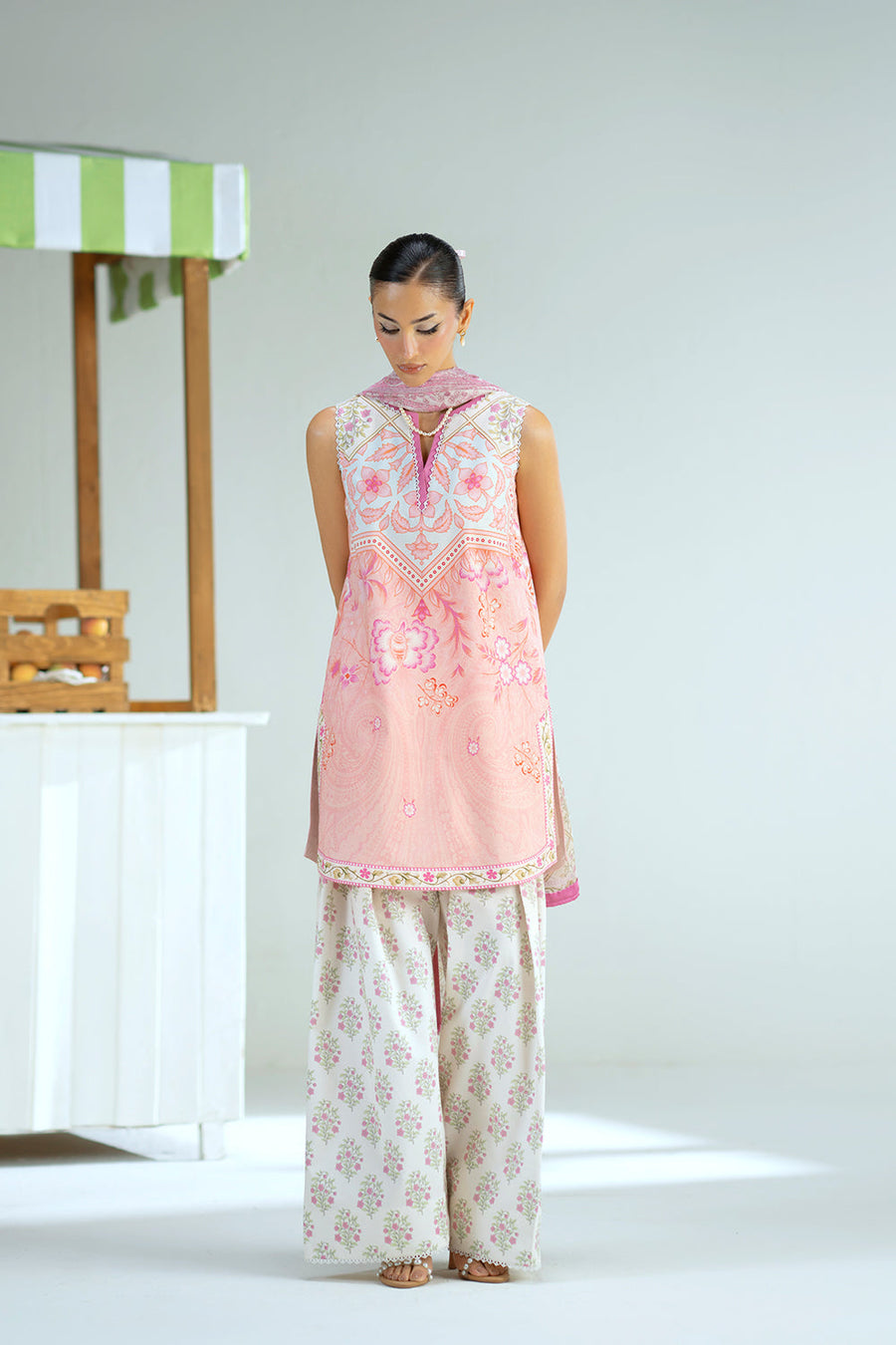 Joolie by Saira Rizwan Printed Cambric Unstitched 3Pc Suit JPU25-10