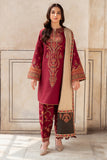 Delia by Jazmin Embroidered Khaddar Unstitched 3Pc Suit DW'24 D3