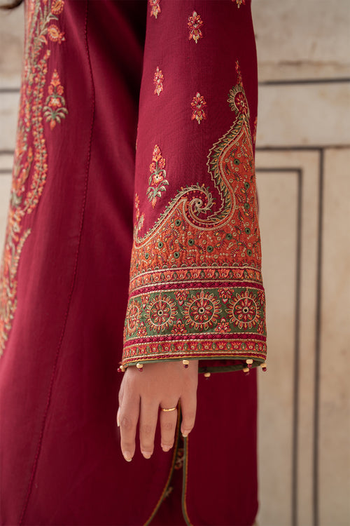 Delia by Jazmin Embroidered Khaddar Unstitched 3Pc Suit DW'24 D3