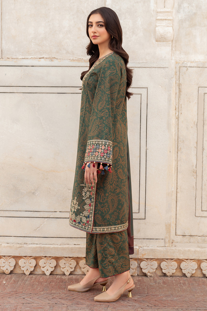 Delia by Jazmin Embroidered Viscose Unstitched 3Pc Suit DW'24 D4