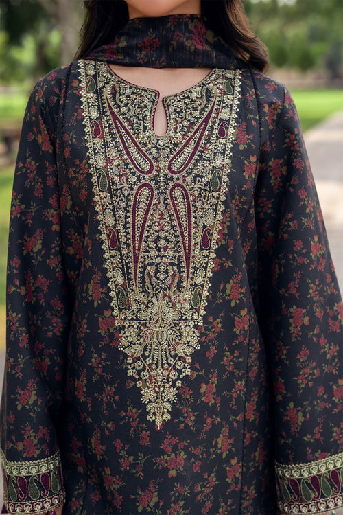 Delia by Jazmin Embroidered Viscose Unstitched 3Pc Suit DW'24 D5
