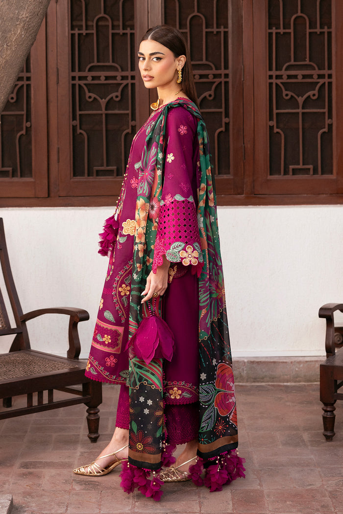 Shahkaar by Jazmin Embroidered Lawn Unstitched 3Pc Suit SL26-D01