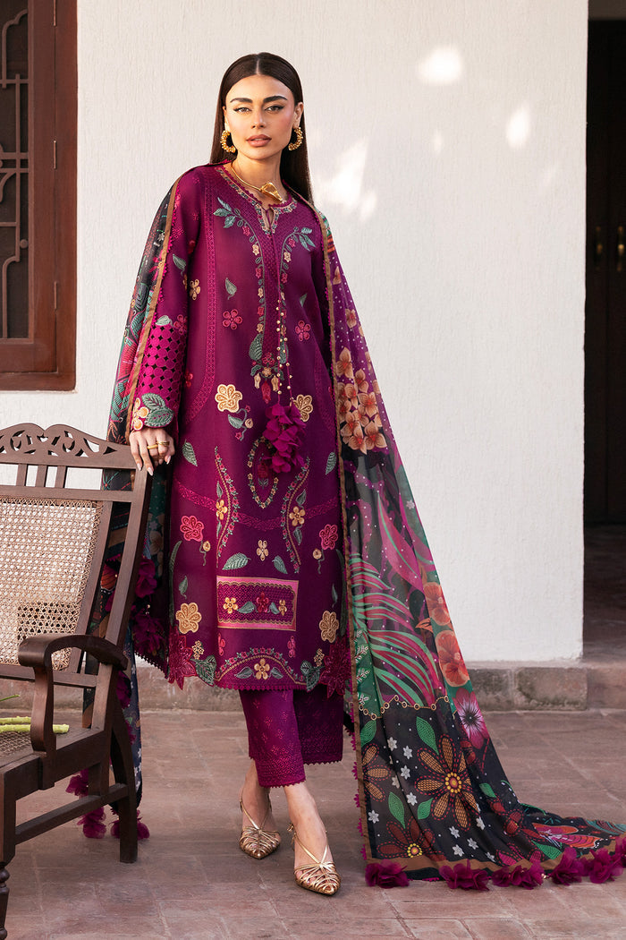 Shahkaar by Jazmin Embroidered Lawn Unstitched 3Pc Suit SL26-D01