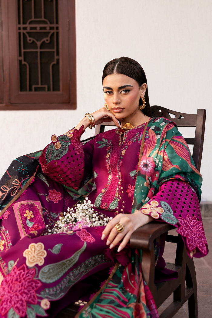 Shahkaar by Jazmin Embroidered Lawn Unstitched 3Pc Suit SL26-D01
