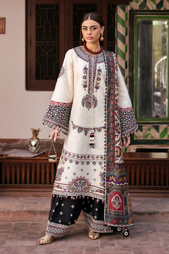 Shahkaar by Jazmin Embroidered Lawn Unstitched 3Pc Suit SL26-D02