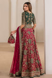 Jazmin Wedding Formal Embroidered Chiffon Unstitched 3Pc Suit WF'24-03