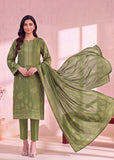 Zeenia Marina Vol-02 Digital Printed Dhanak Marina Unstitched 3Pc Suit DS-03 Jade
