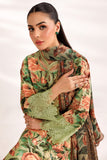 Farasha Summer Essentials Embroidered Lawn Unstitched 3Pc Suit - Jade Dome