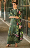 Asifa & Nabeel Meraki Embroidered Viscose Unstitched 3Pc Suit - Jade Dusk