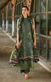 Asifa & Nabeel Meraki Embroidered Viscose Unstitched 3Pc Suit - Jade Dusk