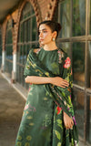 Asifa & Nabeel Meraki Embroidered Viscose Unstitched 3Pc Suit - Jade Dusk