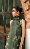 Asifa & Nabeel Meraki Embroidered Viscose Unstitched 3Pc Suit - Jade Dusk