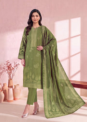 Zeenia Marina Vol-02 Digital Printed Dhanak Marina Unstitched 3Pc Suit DS-03 Jade