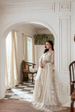 Azzal Mishri Festive Embroidered Organza Unstitched 3Pc Suit M-03 Jahan