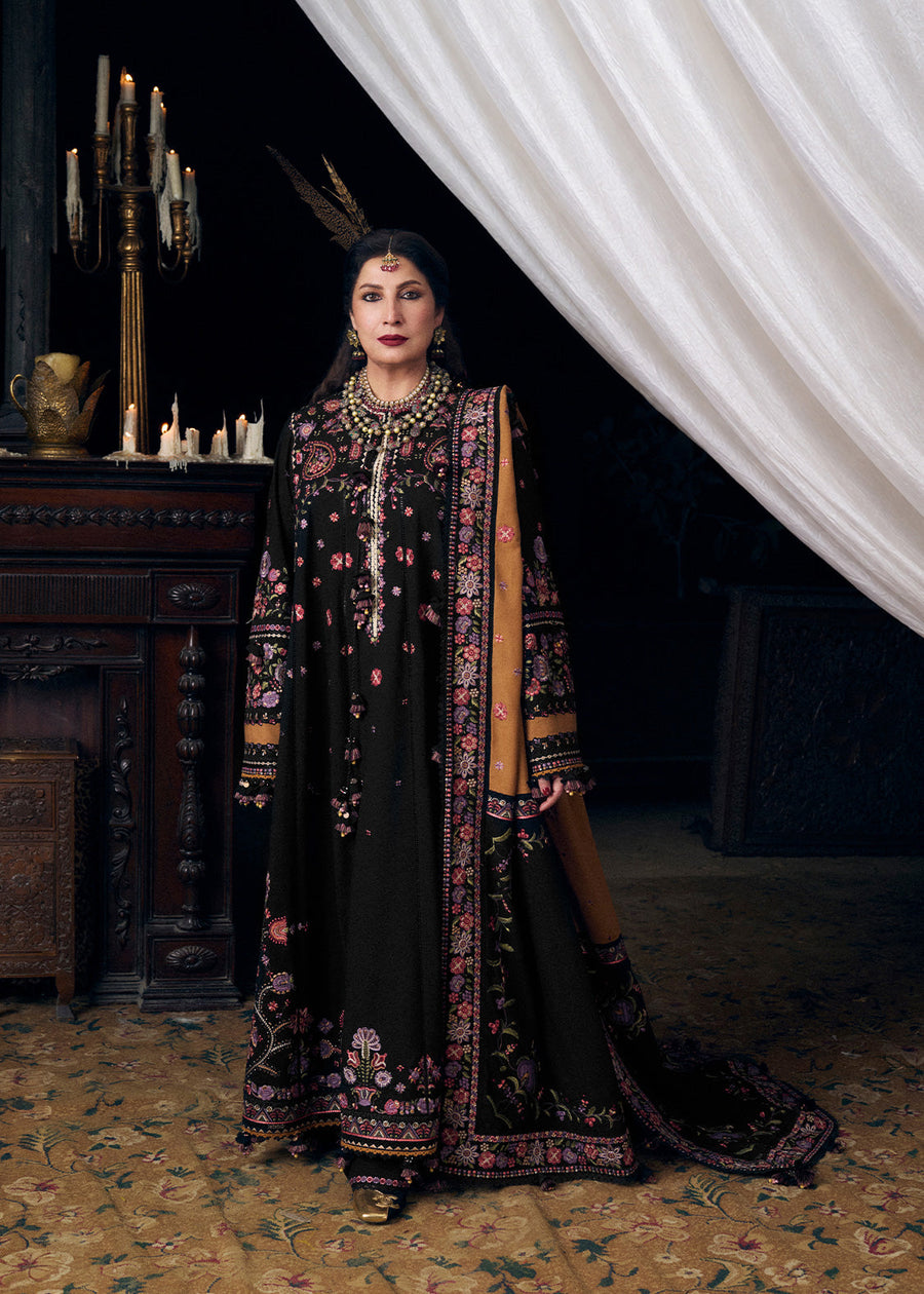 Hussain Rehar Kot Radha Kishan Unstitched Karandi 3Pc Suit - Jahanara