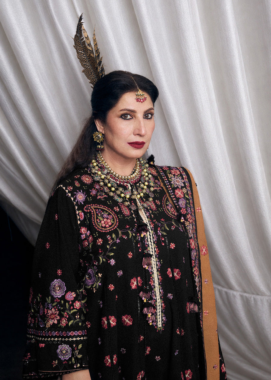 Hussain Rehar Kot Radha Kishan Unstitched Karandi 3Pc Suit - Jahanara
