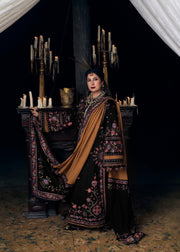 Hussain Rehar Kot Radha Kishan Unstitched Karandi 3Pc Suit - Jahanara